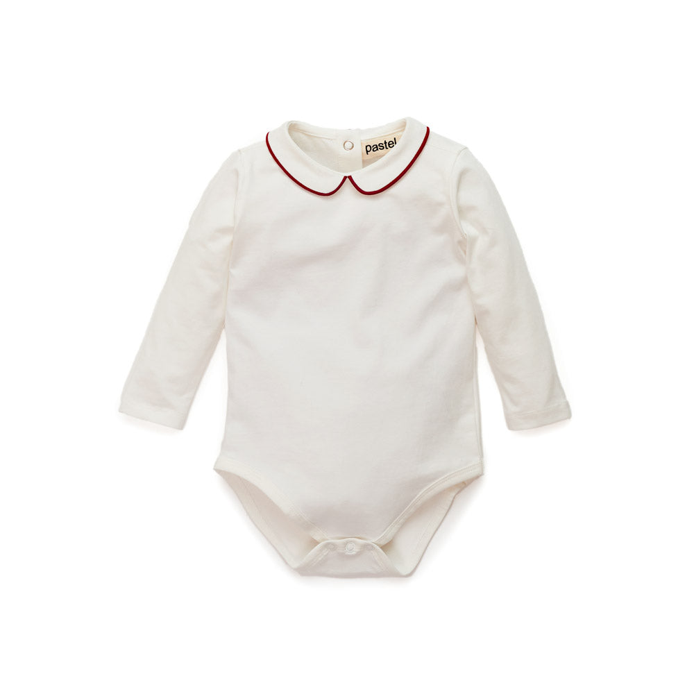 Peter Pan Onesie With Contrast Trim