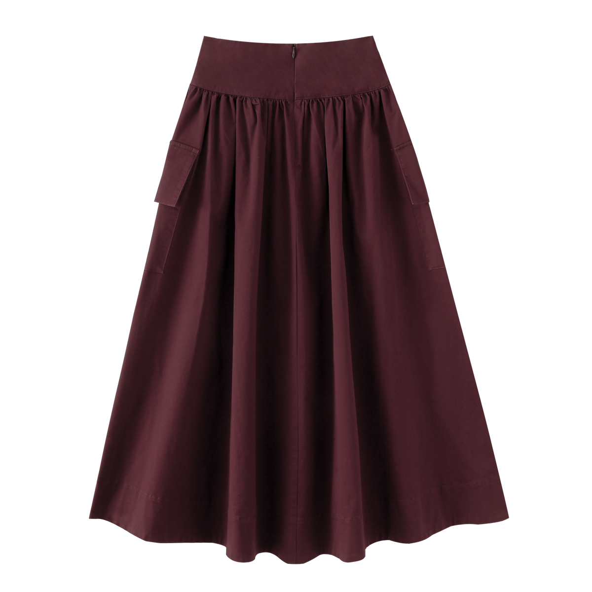 Waisted Skirt With Pockets