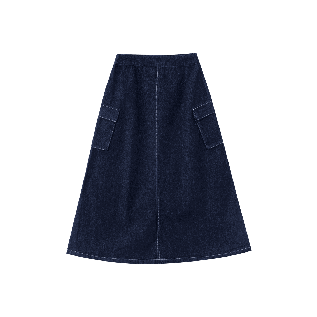 Midi Skirt With Pockets
