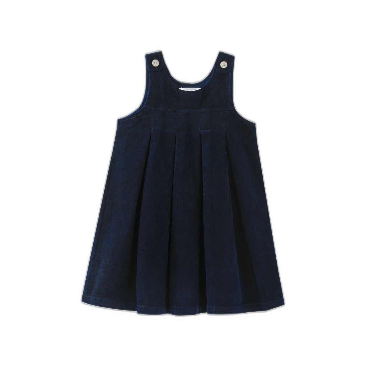 Corduroy Pleated High Yoke Jumper