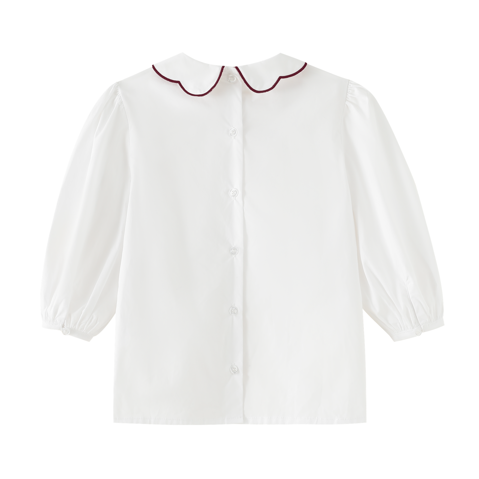 Scalloped Collar Shirt