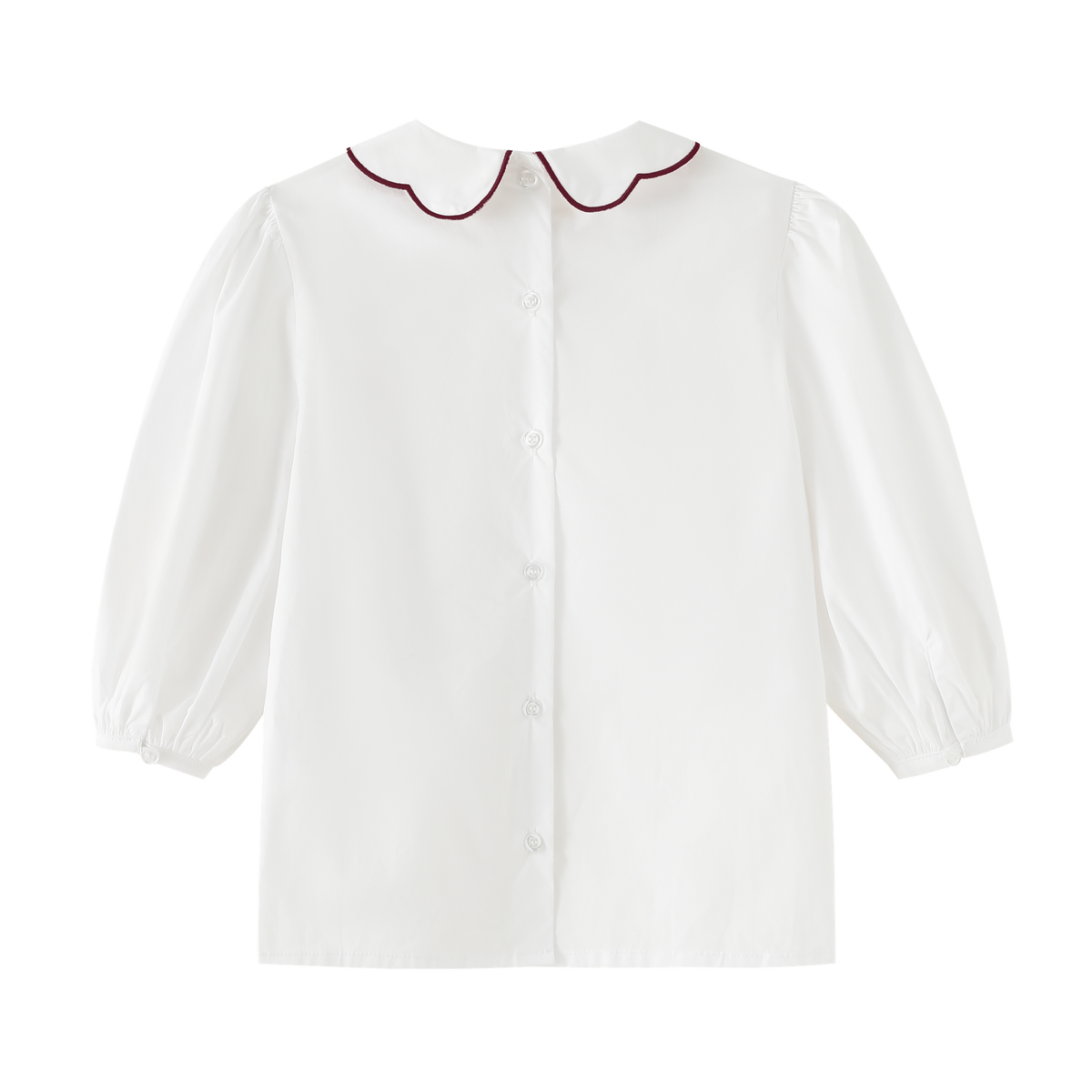 Scalloped Collar Shirt