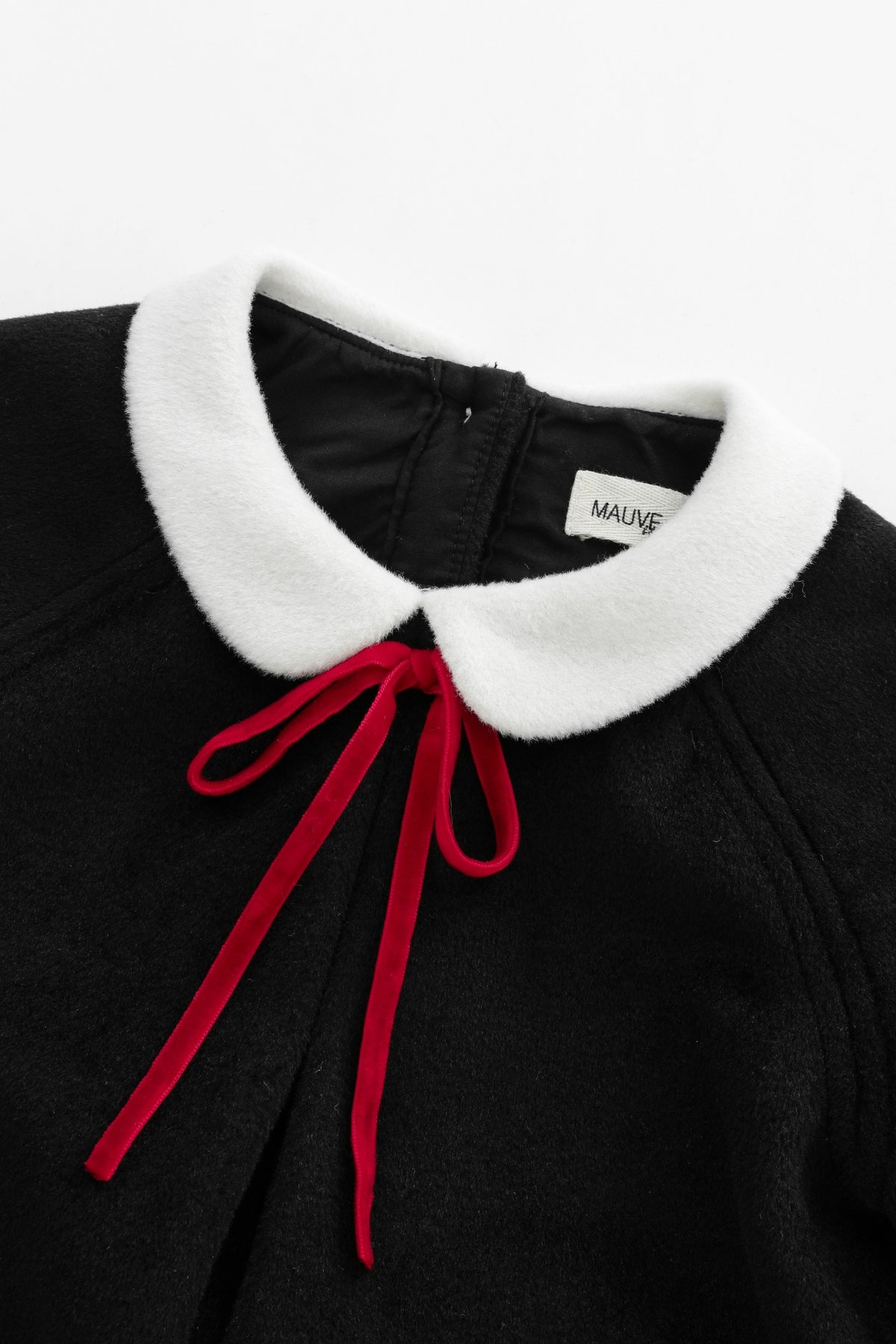 Peter Pan Collared Wool Romper