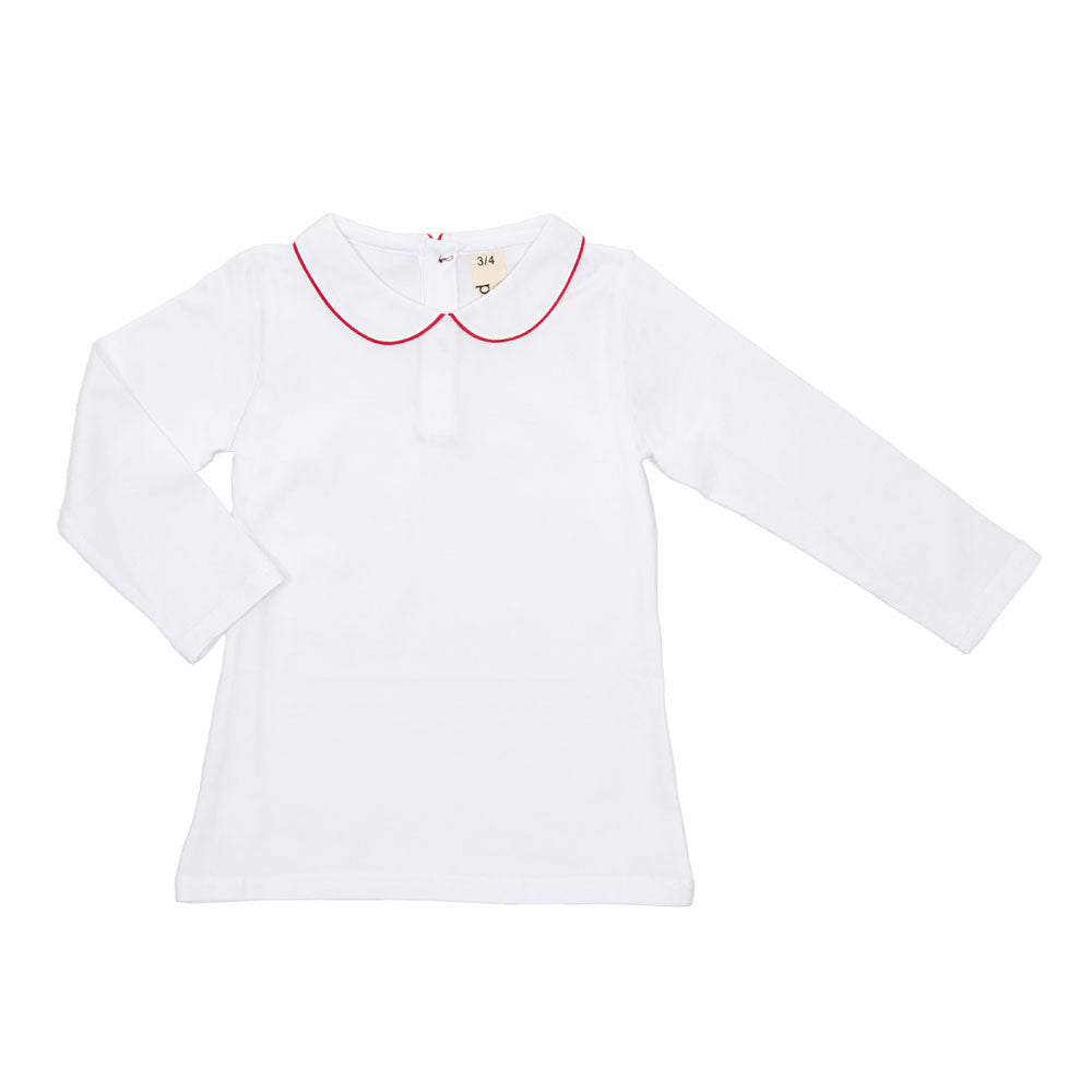 Peter Pan T-Shirt With Constrast Trim