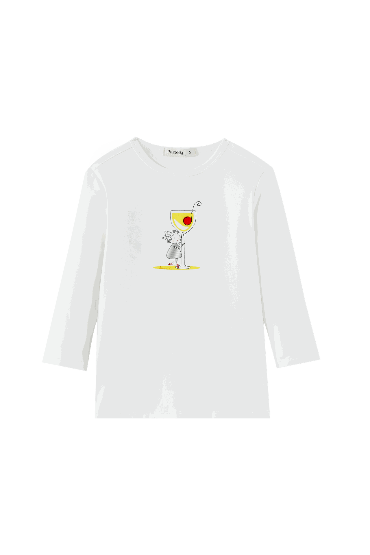 Little Girl Long Sleeve Lemonade Tee