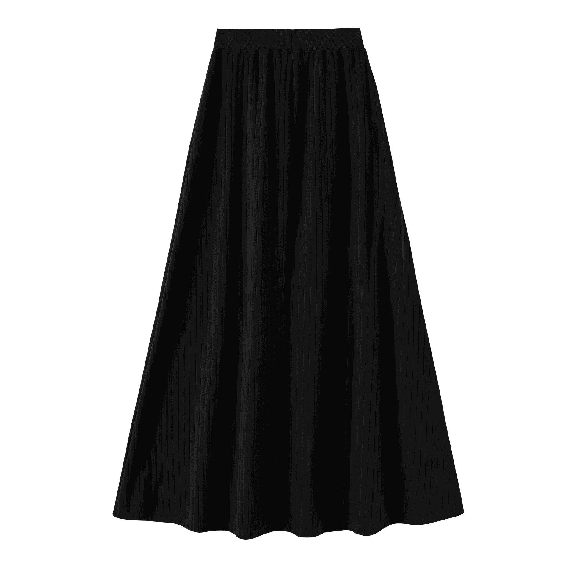 Ribbed Maxi Skirt