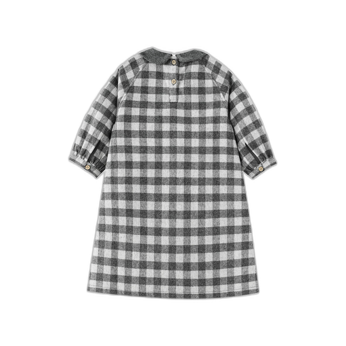 Checkered Dress With Collar