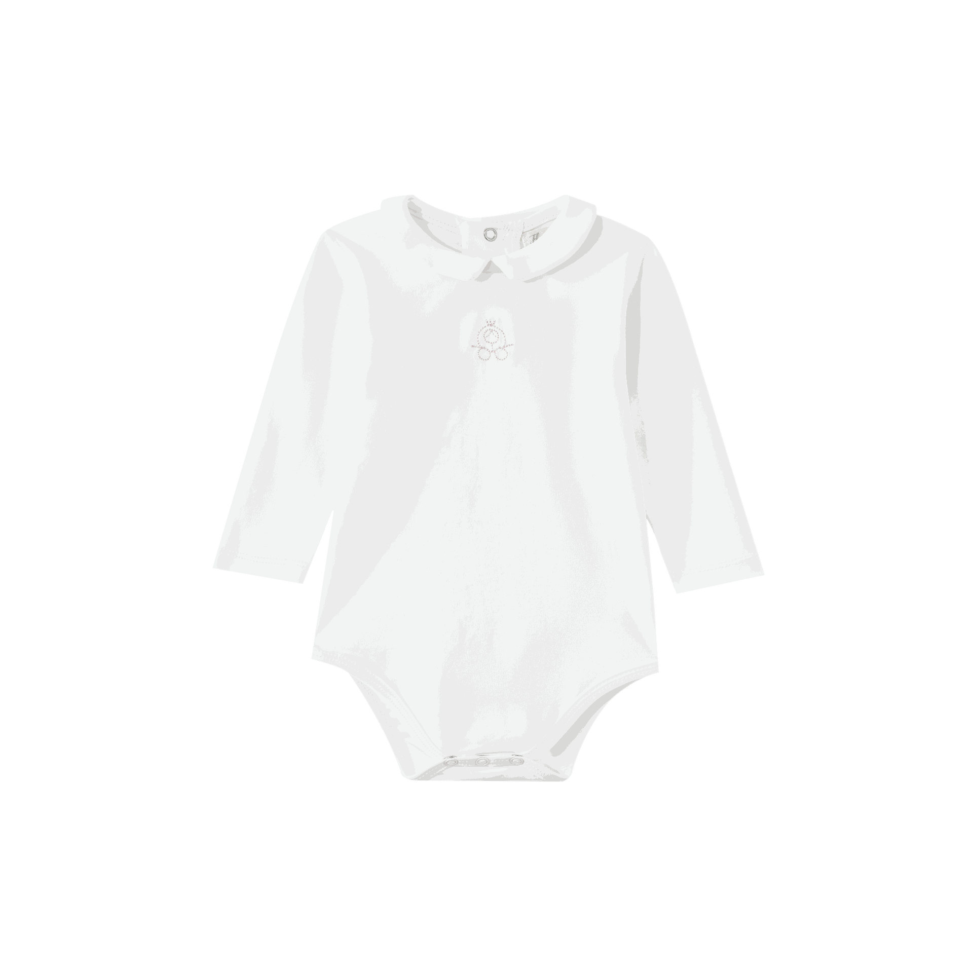 Collared Onesie With Princess Carriage
