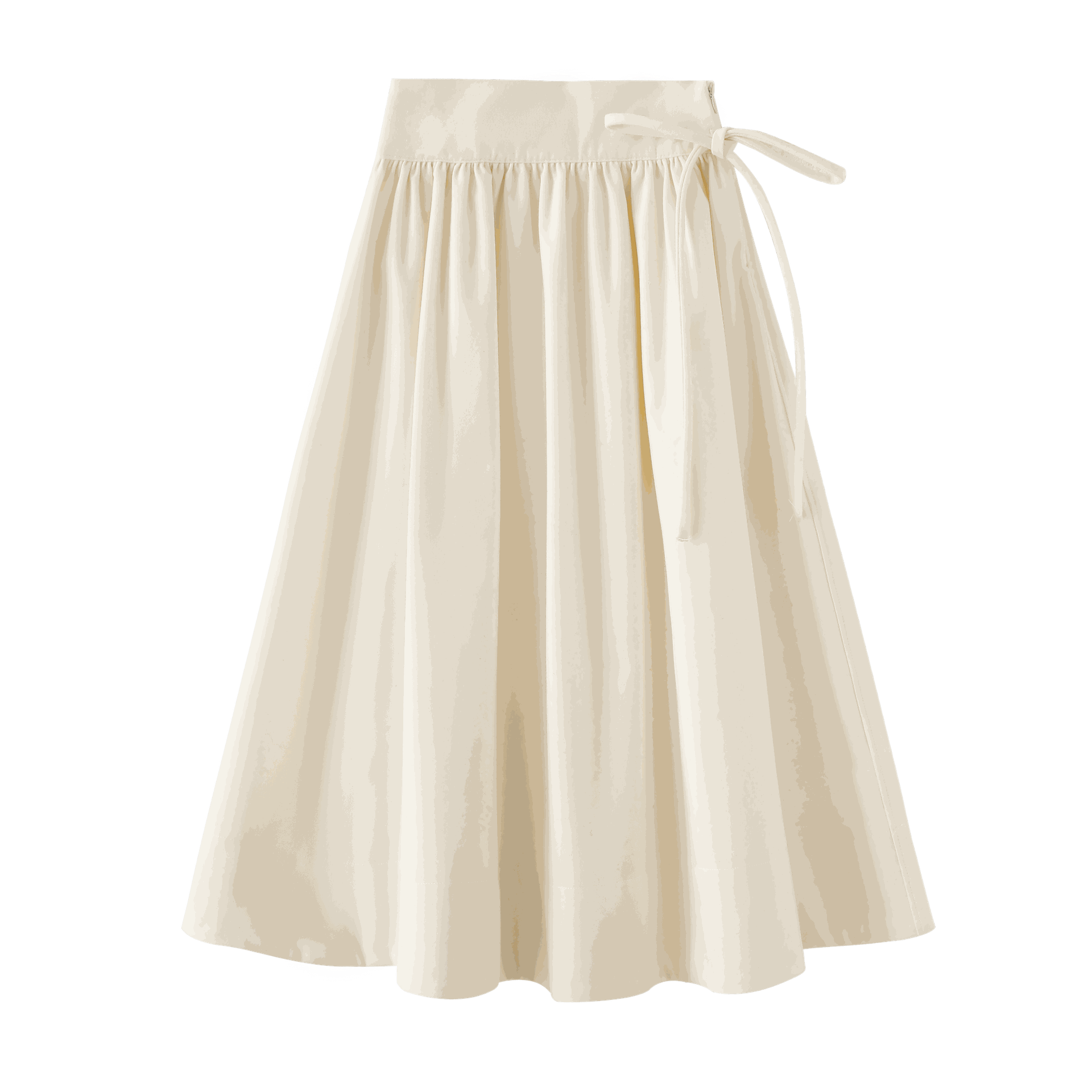 Wool Midi Skirt
