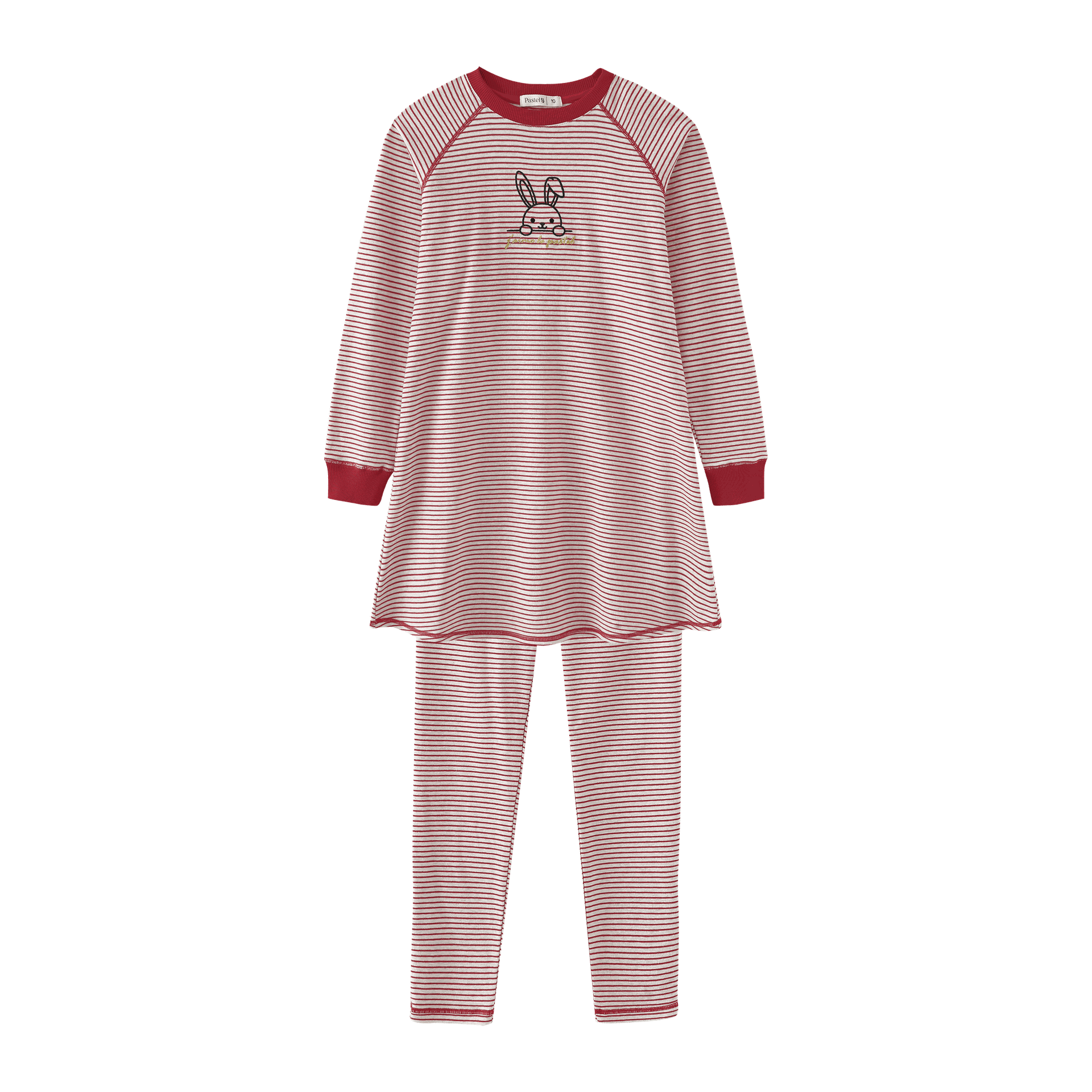 Striped Bunny Nightshirt