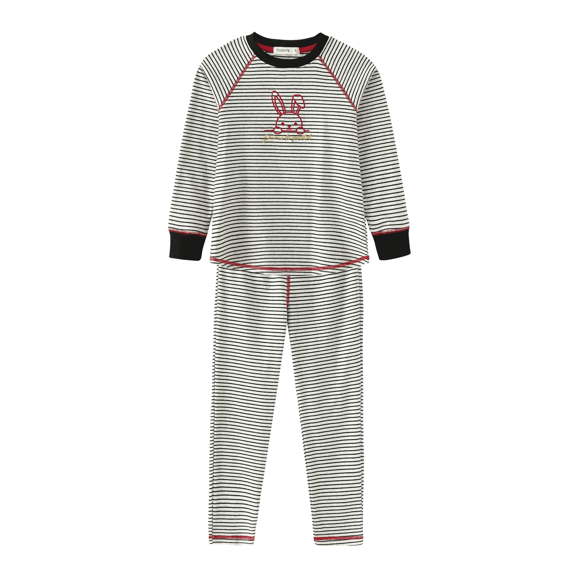 Striped Bunny Pajama