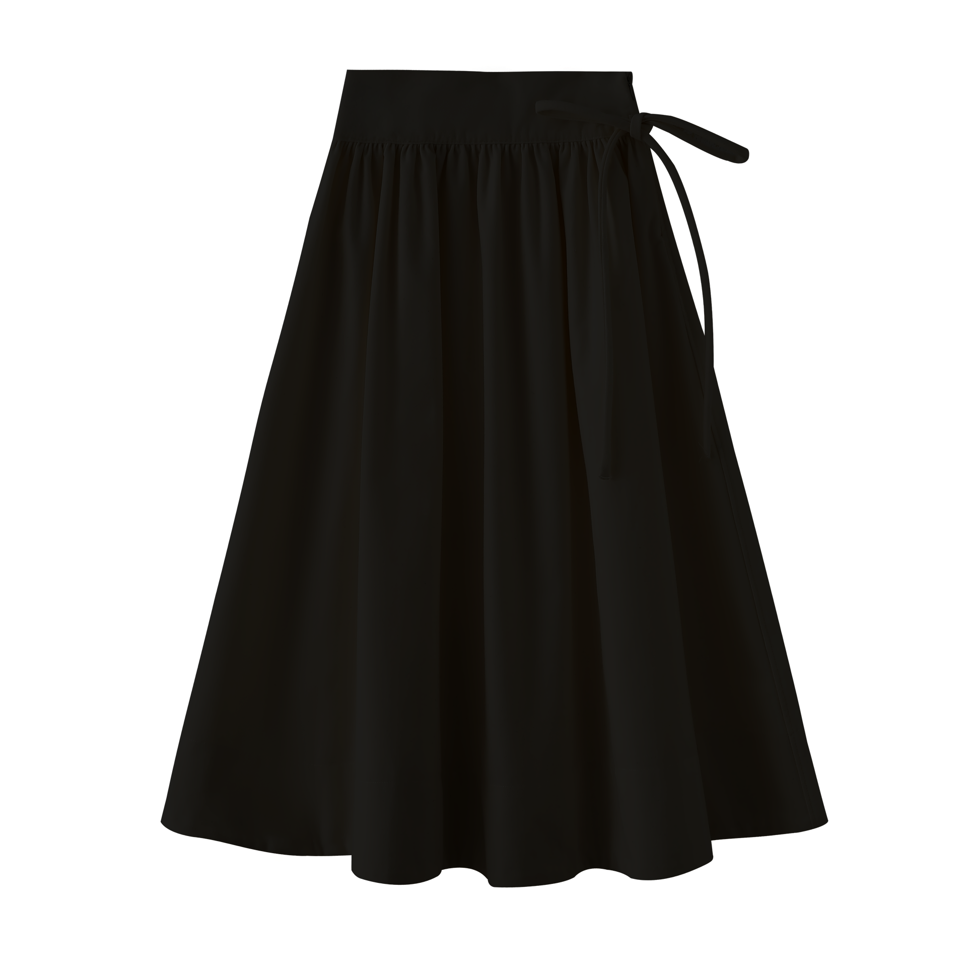 Wool Midi Skirt