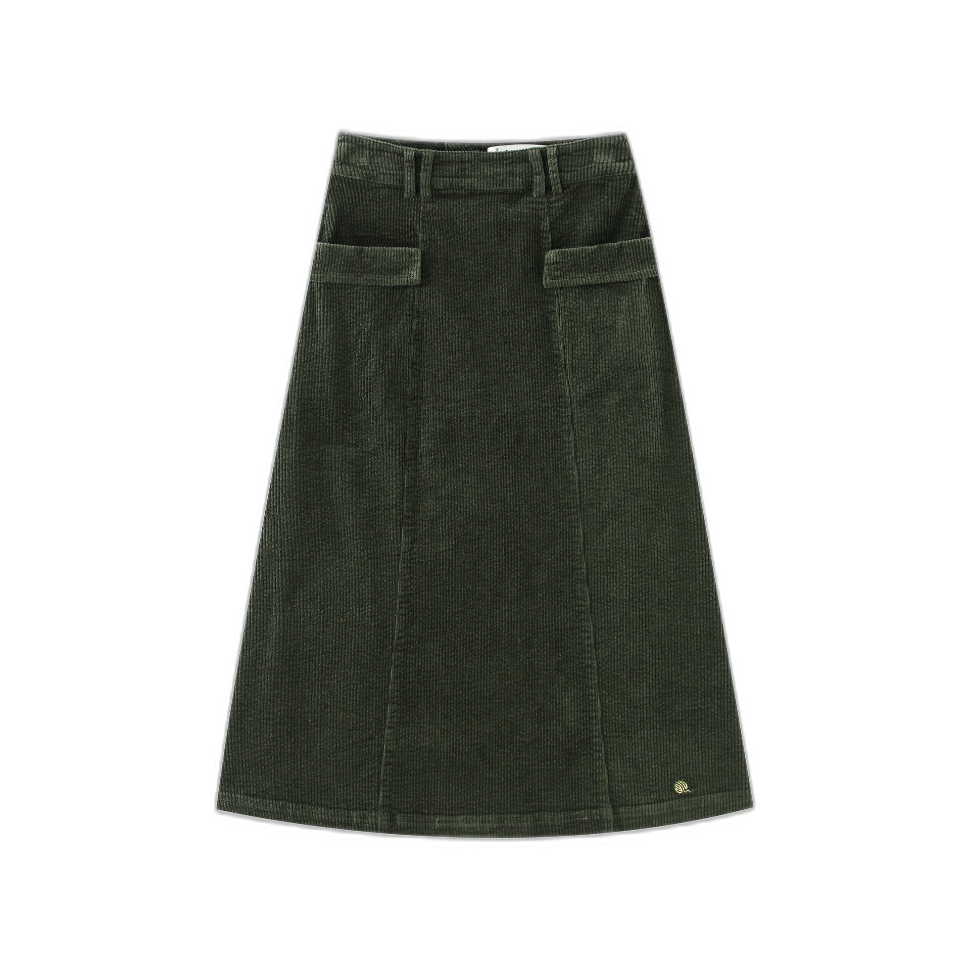 Corduroy Skirt With Pockets