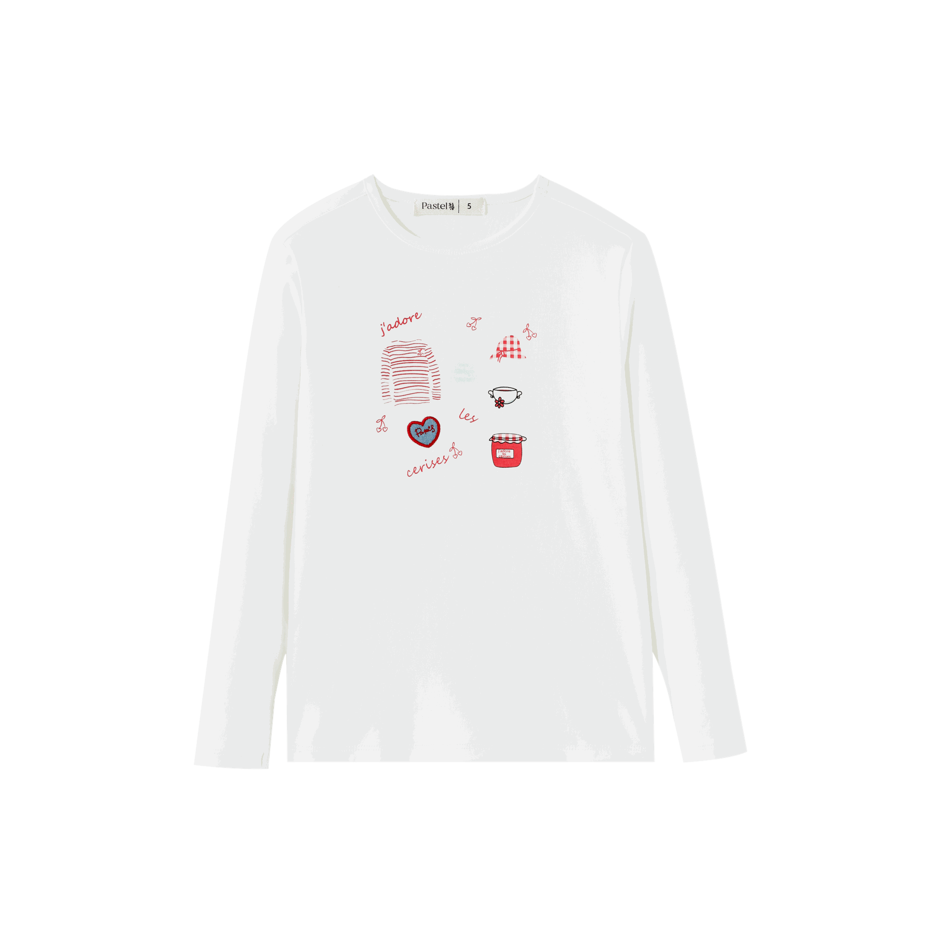 T-Shirt With Cherry Icons