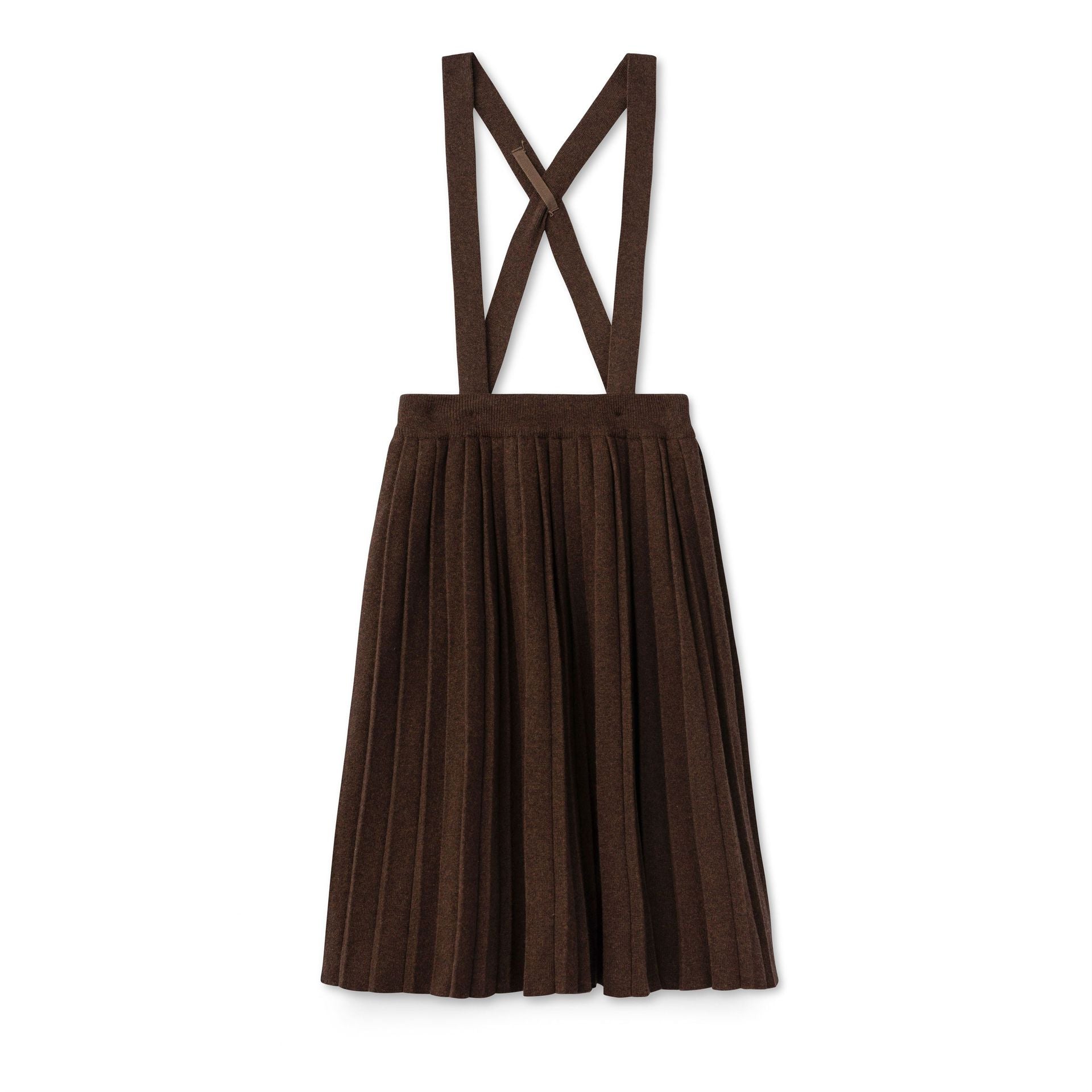 Pleated Sweater Skirt