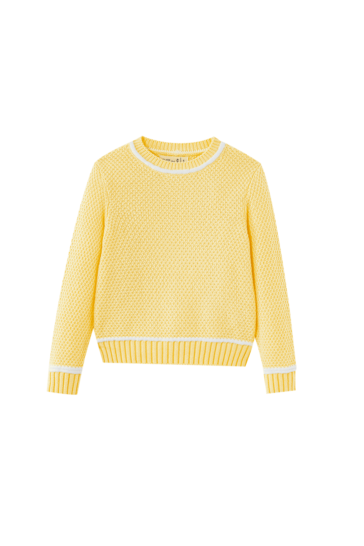 Long Sleeve Sweater With Trim