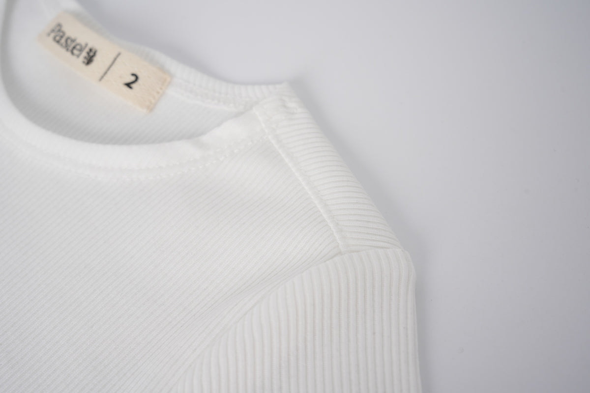 Ribbed Short Sleeve Tee