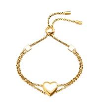 Adjustable Heart Bracelet