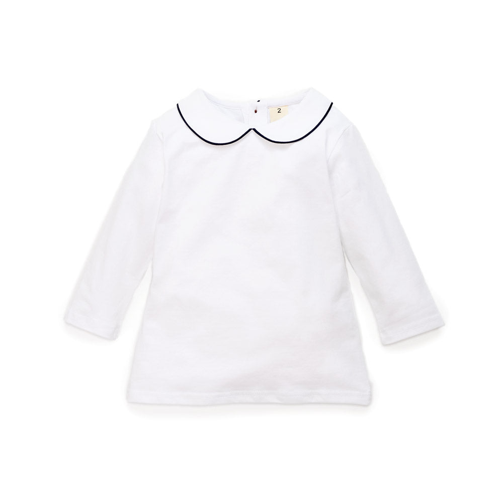 Peter Pan T-Shirt With Constrast Trim
