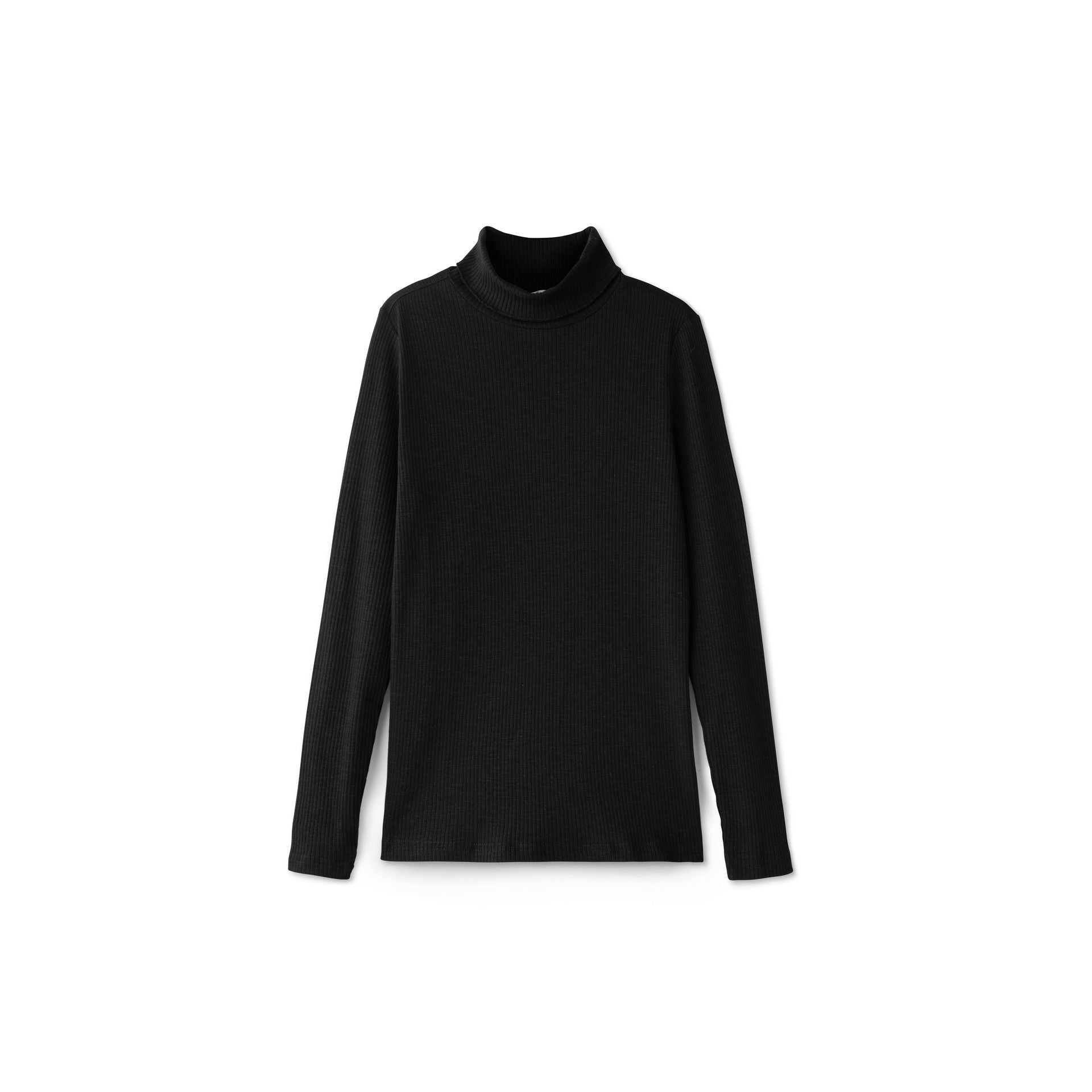 Ribbed Turtleneck Tee