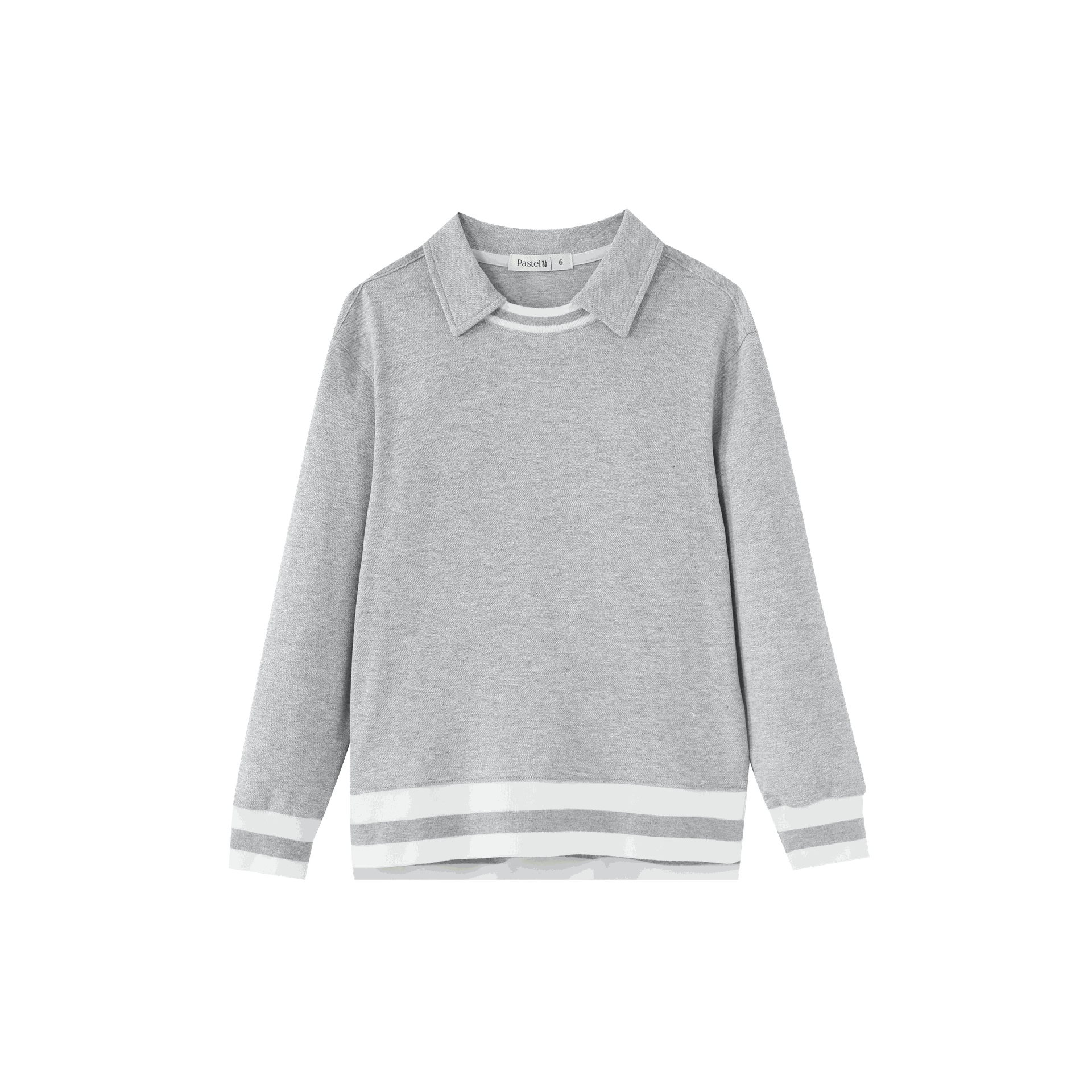 Polo With Striped Edging