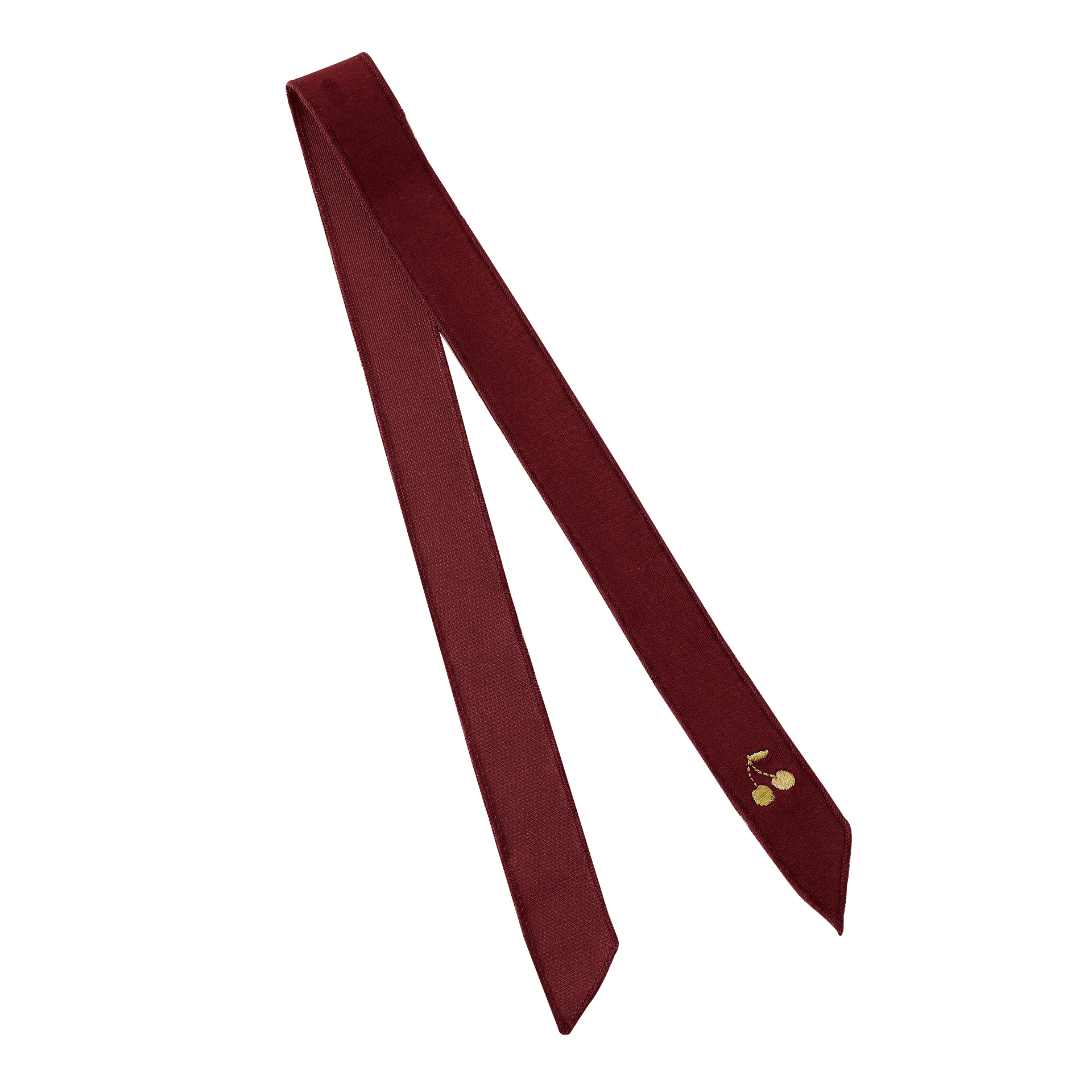 Hair Ribbon With Cherry