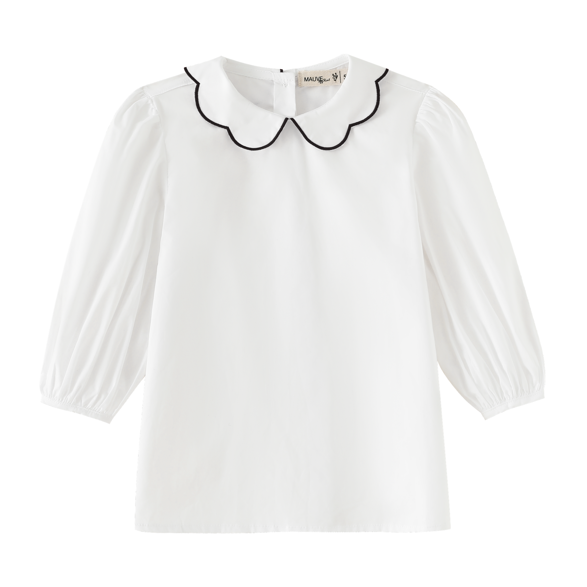 Scalloped Collar Shirt
