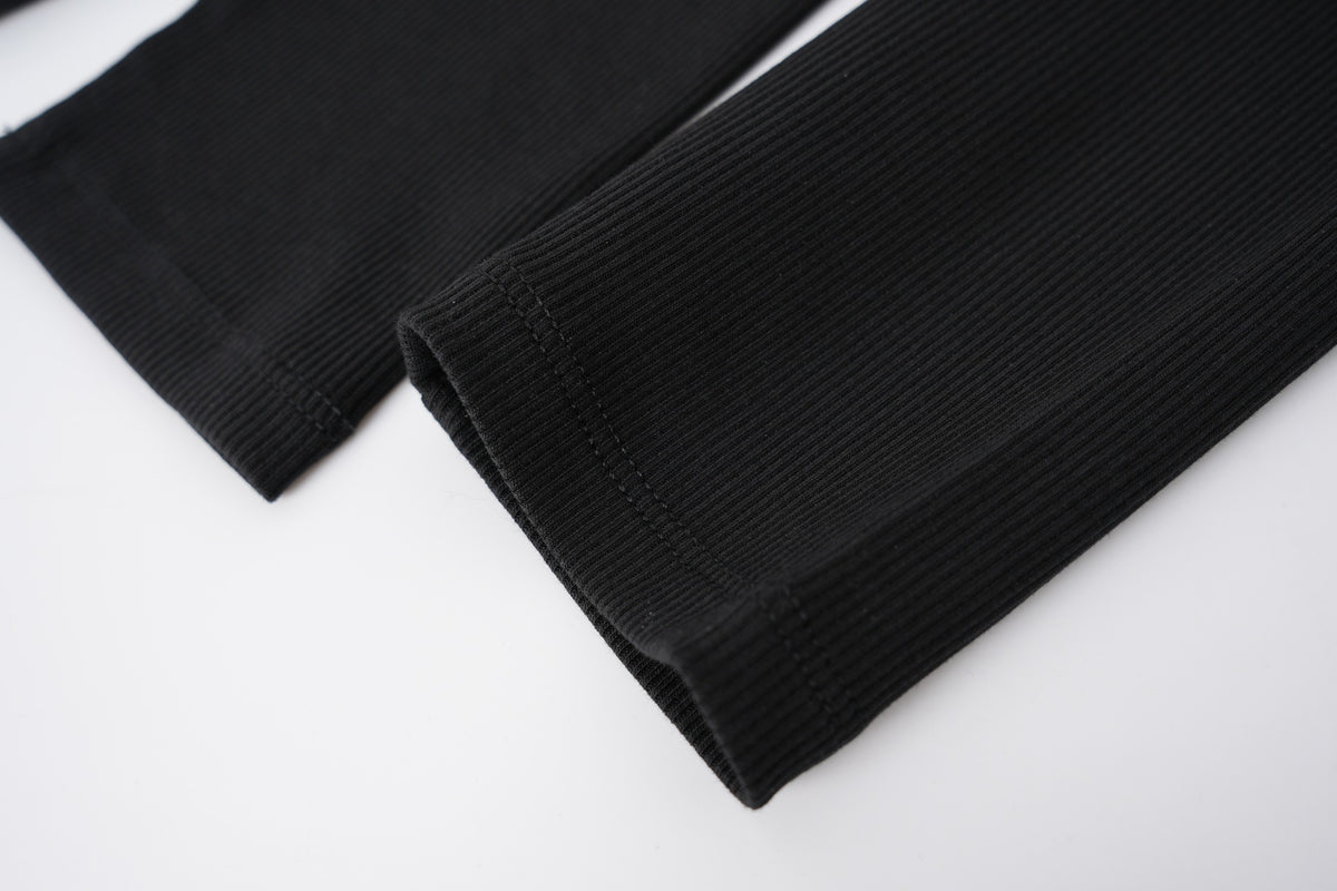Teen Ribbed 3/4 Sleeve T-Shirt