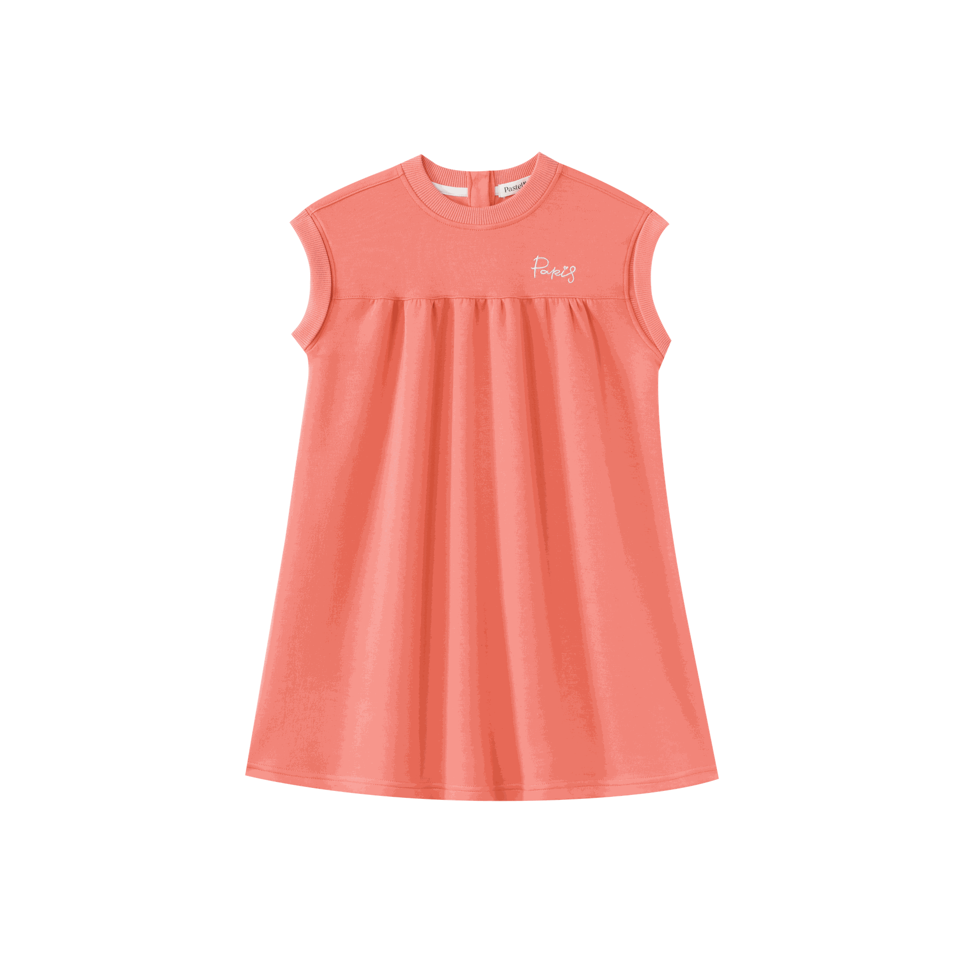Drop Shoulder Heathered Dress