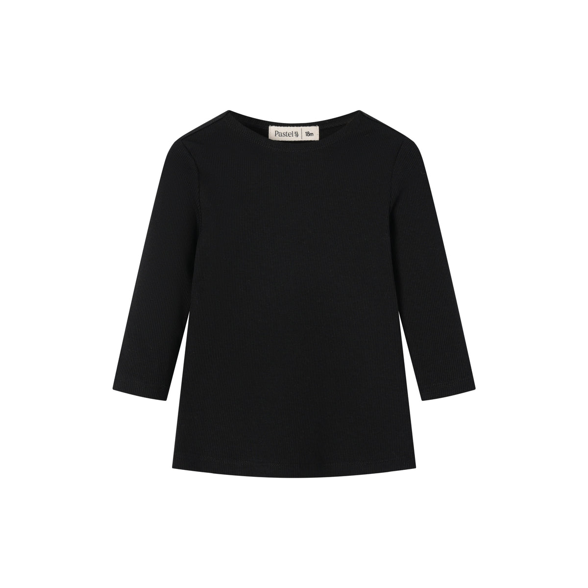 Ribbed 3/4 Sleeve T-Shirt