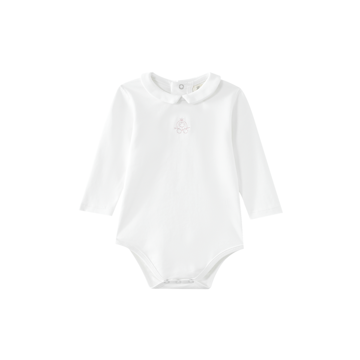 Collared Onesie With Princess Carriage