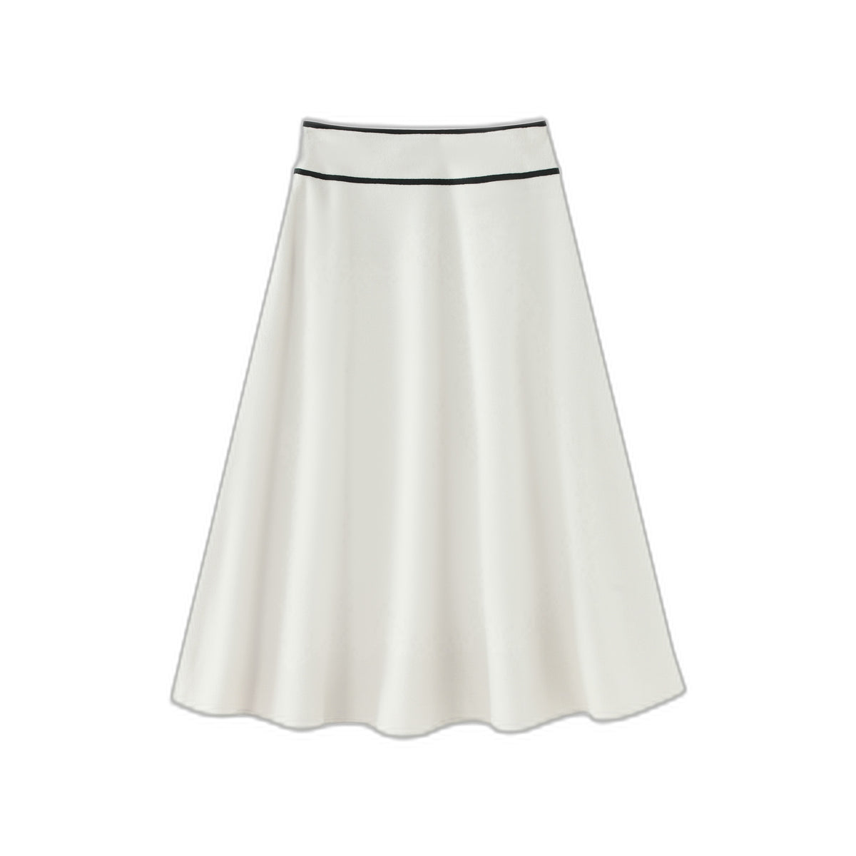 Midi Wool Circle Skirt