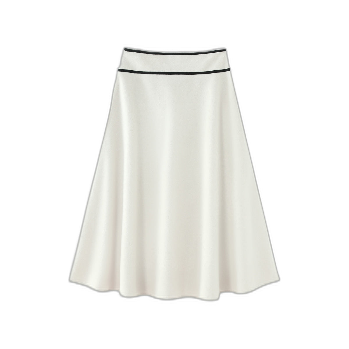Midi Wool Circle Skirt