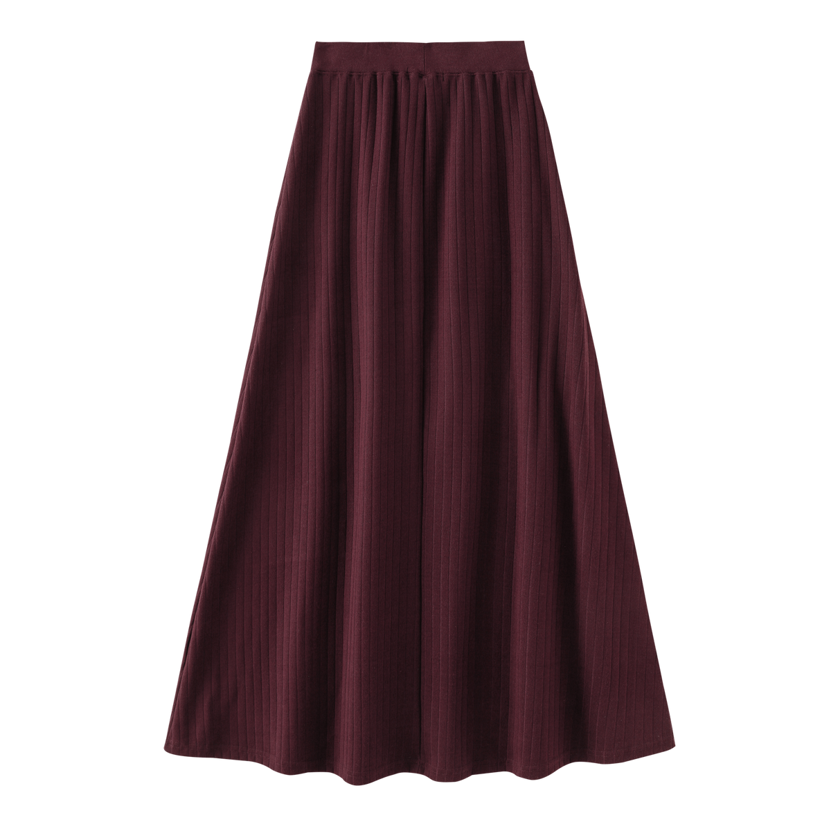 Ribbed Maxi Skirt