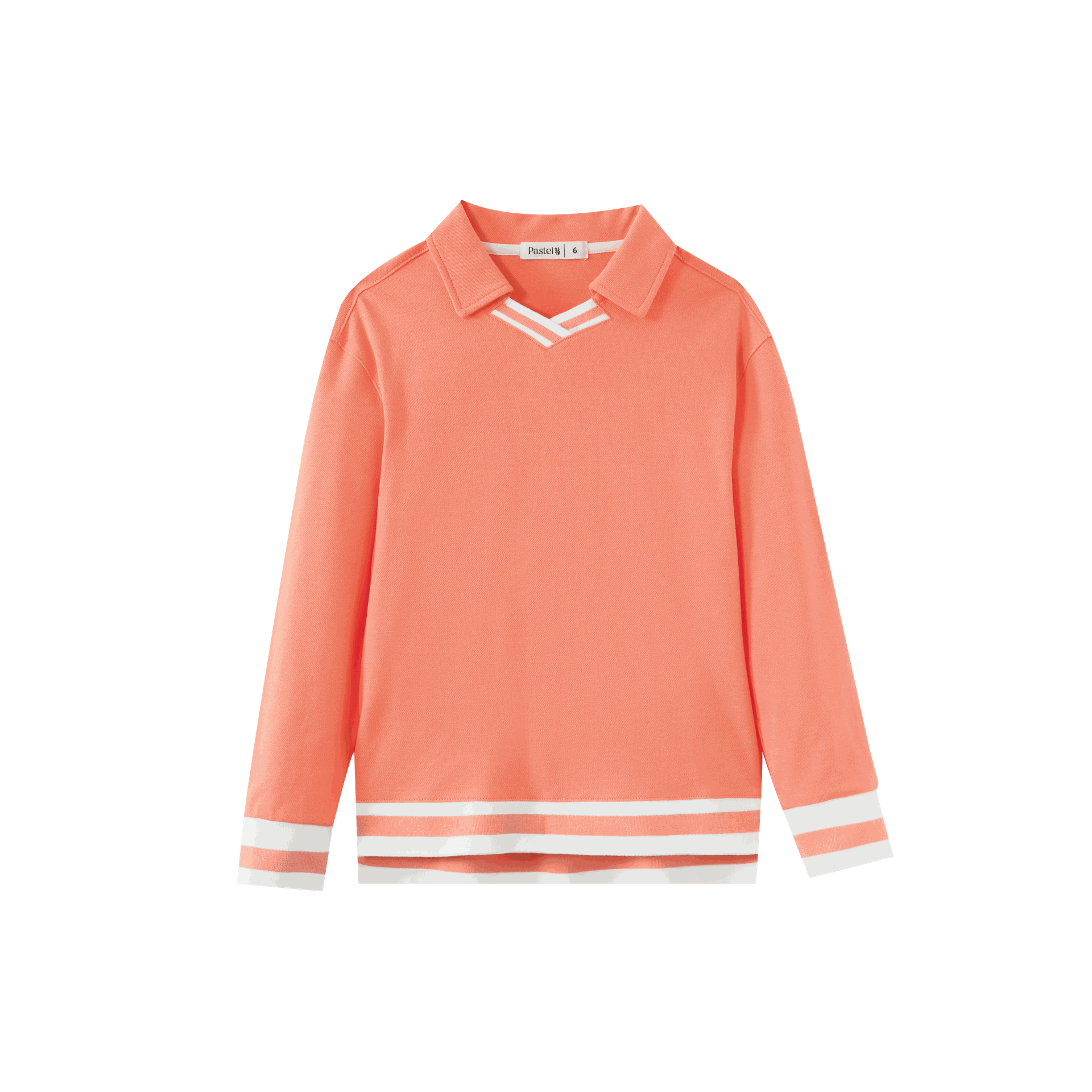 Polo With Striped Edging