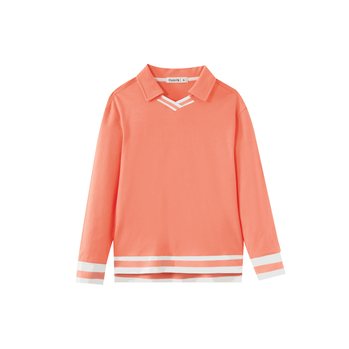 Polo With Striped Edging