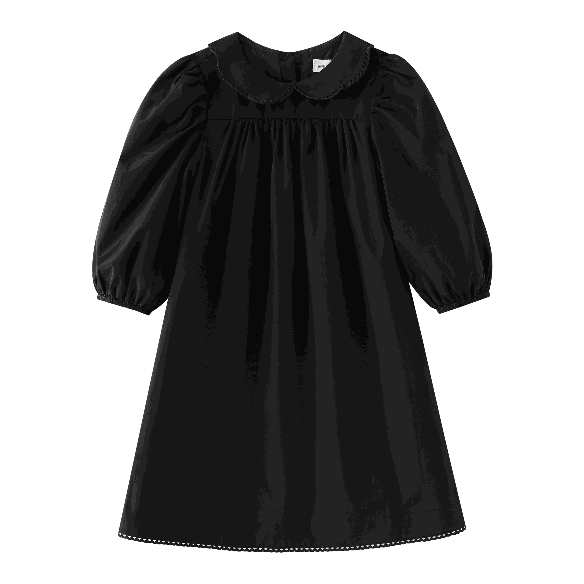 Taffeta Dress With Tucks