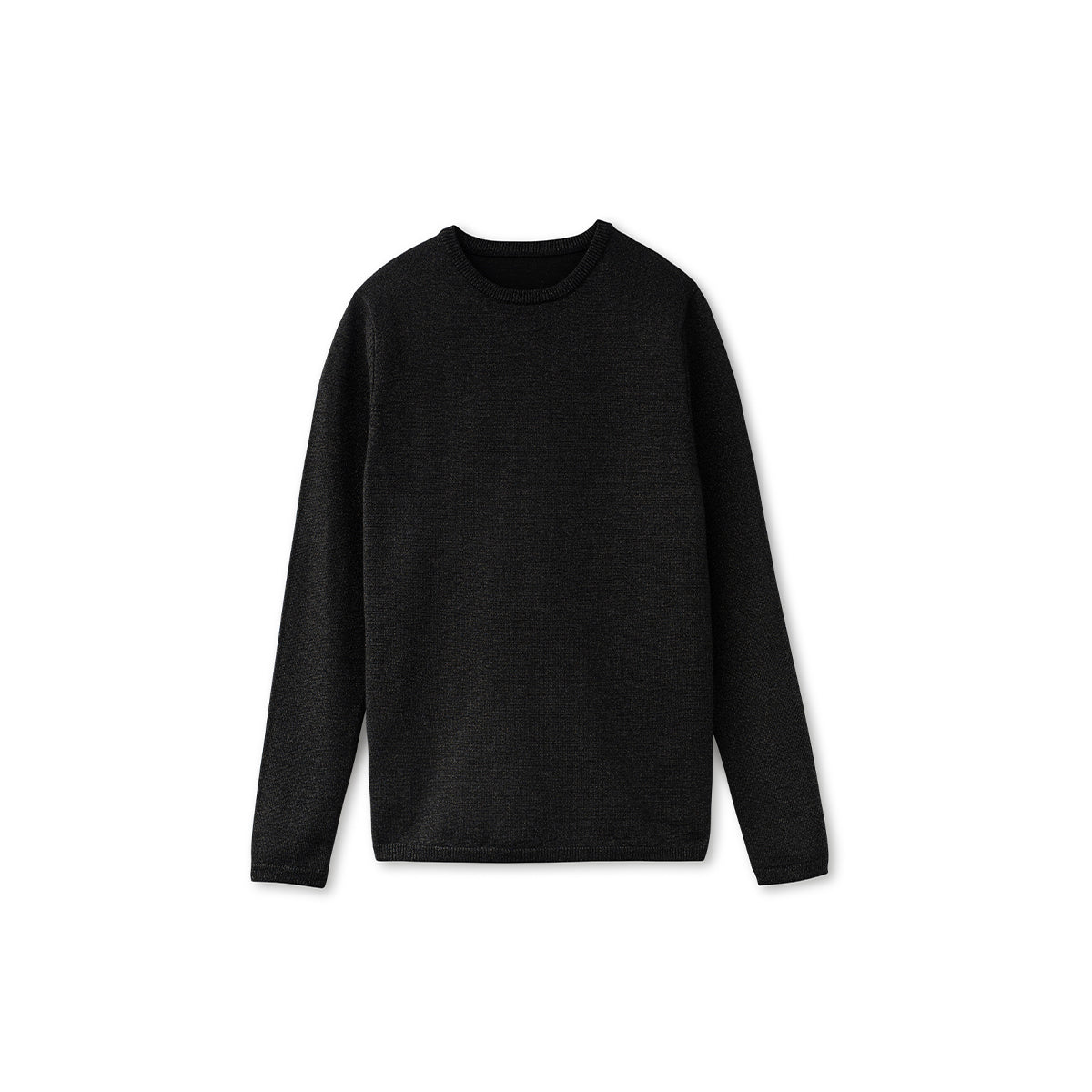 Basic Lurex Crew Neck Sweater