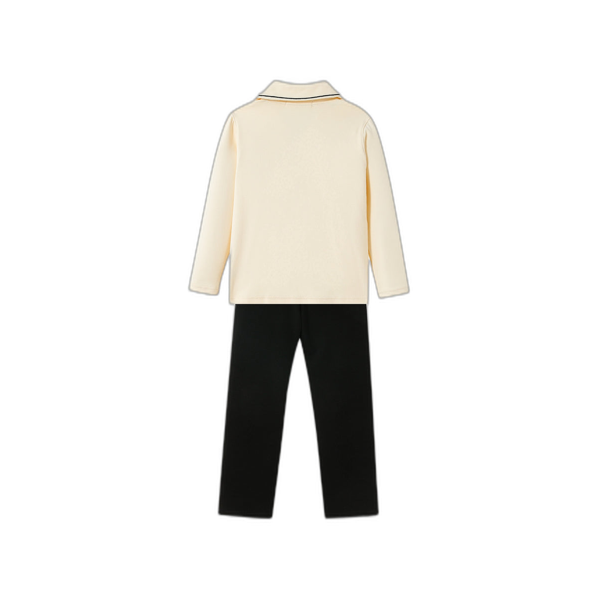 Button Down Pajama With Sherpa "P"