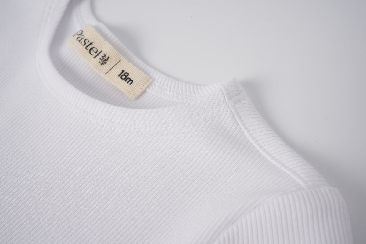 Ribbed Short Sleeve Tee