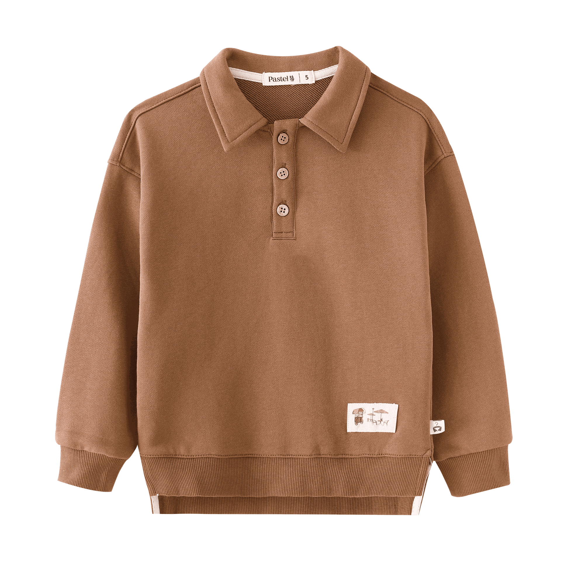 Contrast Cuffs Polo