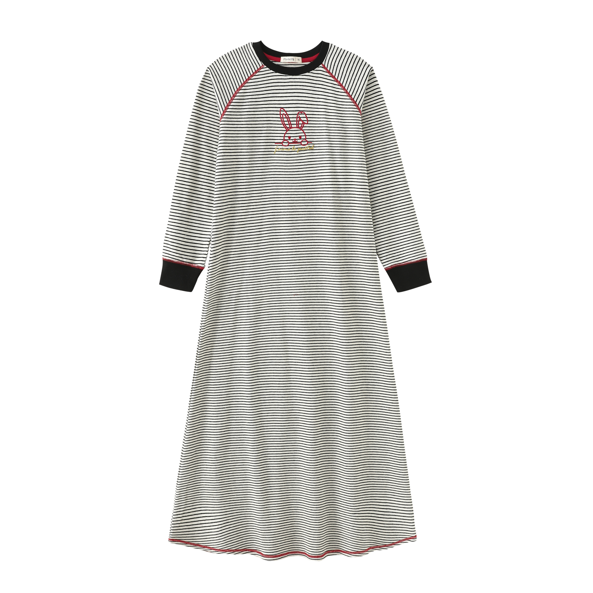 Striped Buuny Nightgown