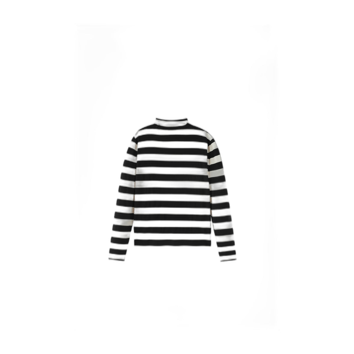 Bold Striped Turtleneck