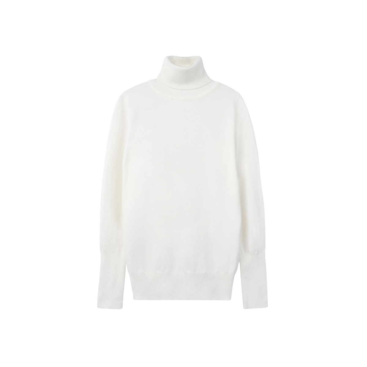 Basic Jersey Turtleneck Sweater