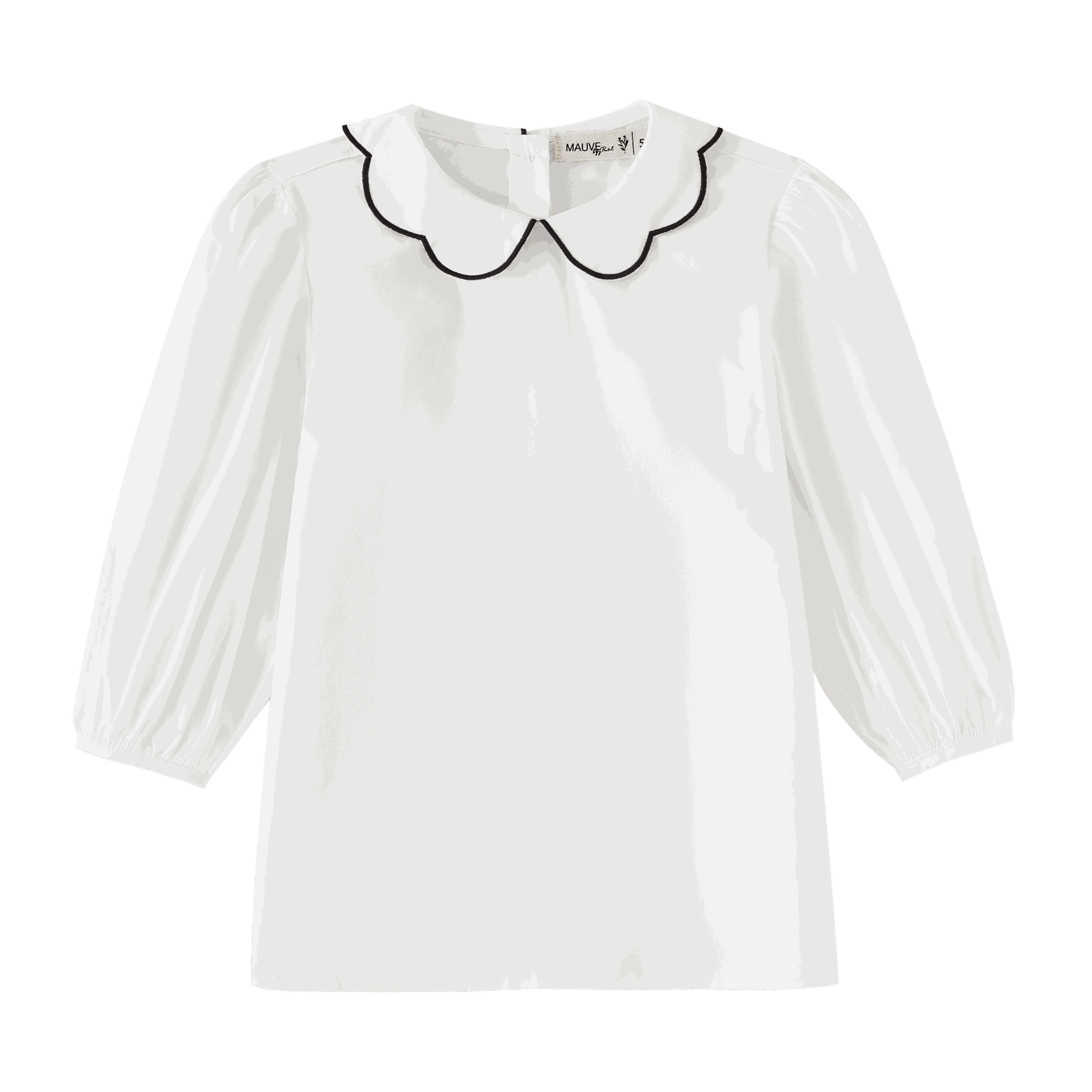 Scalloped Collar Shirt