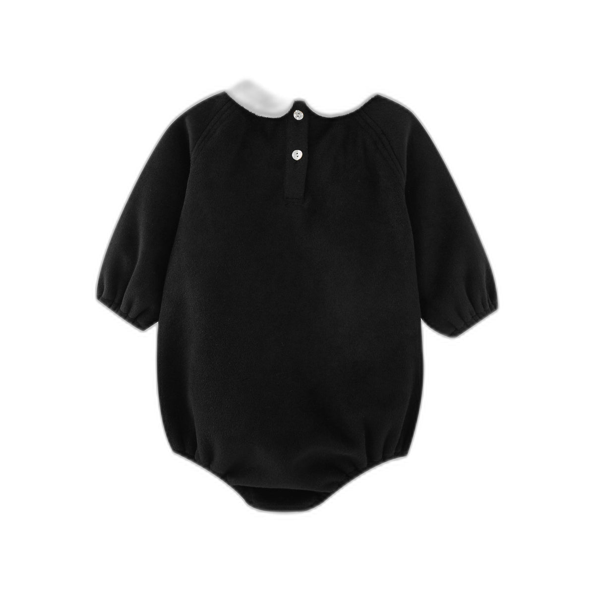 Peter Pan Collared Wool Romper