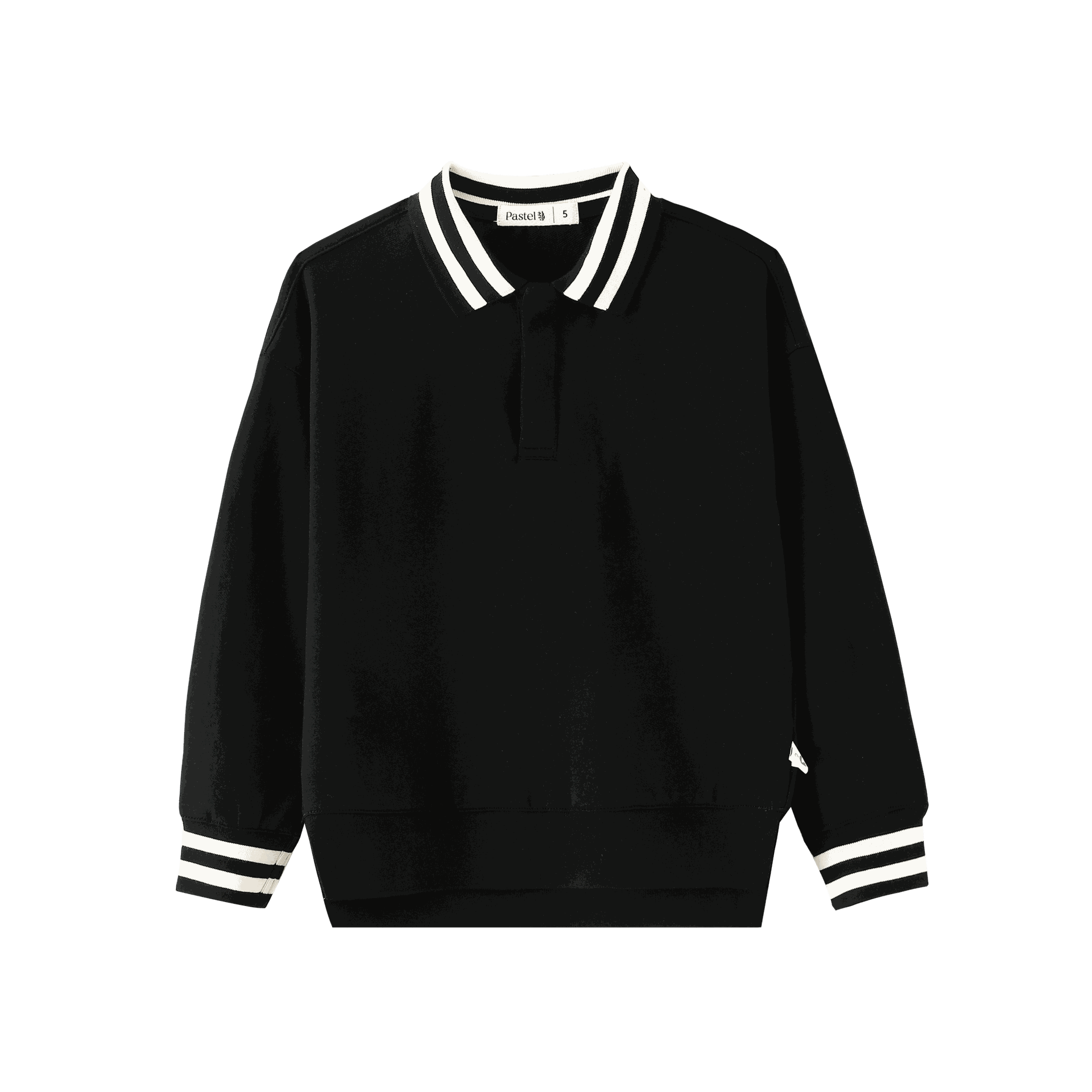 Striped Collar Polo