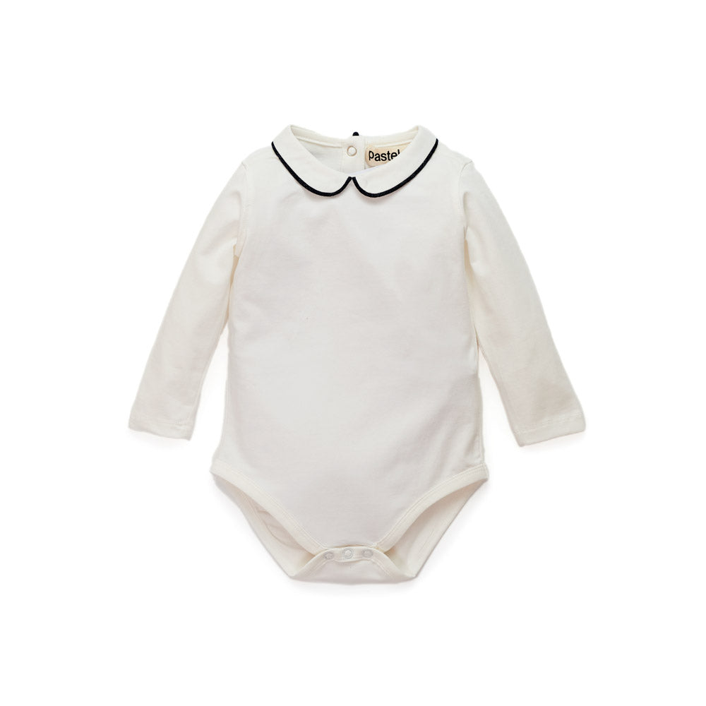 Peter Pan Onesie With Contrast Trim