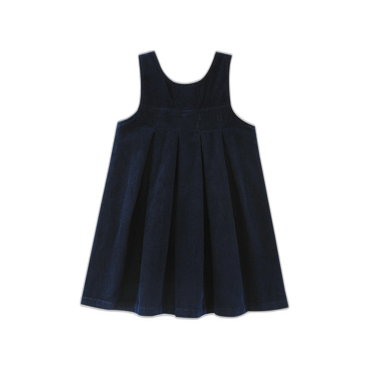 Corduroy Pleated High Yoke Jumper