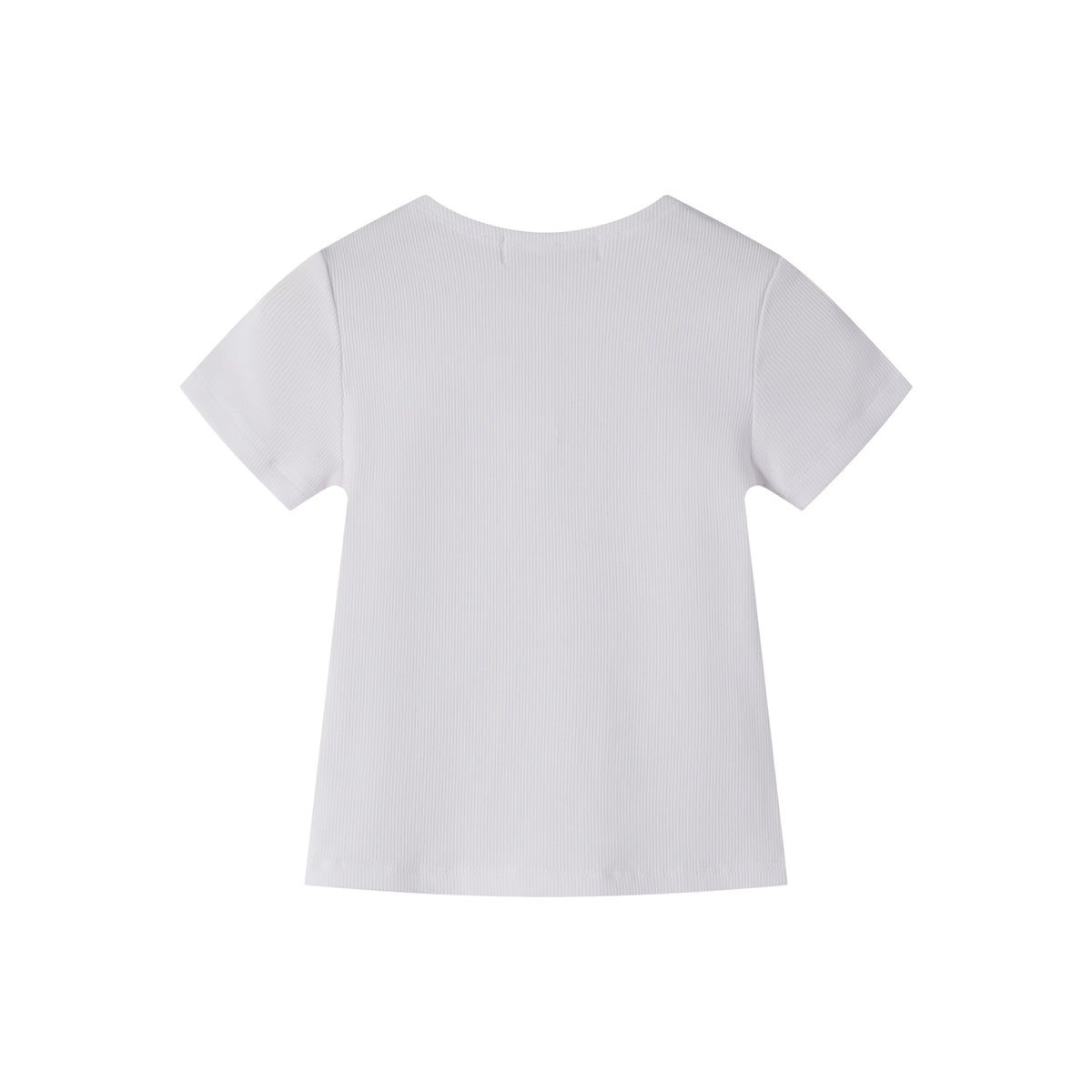 Ribbed Short Sleeve Tee
